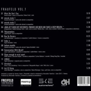 Fraufeld Vol. 1 CD Cover hinten