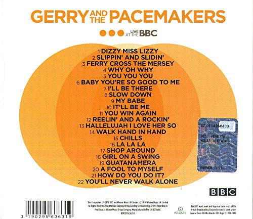 Gerry and the Pacemakers BBC Tracklisting