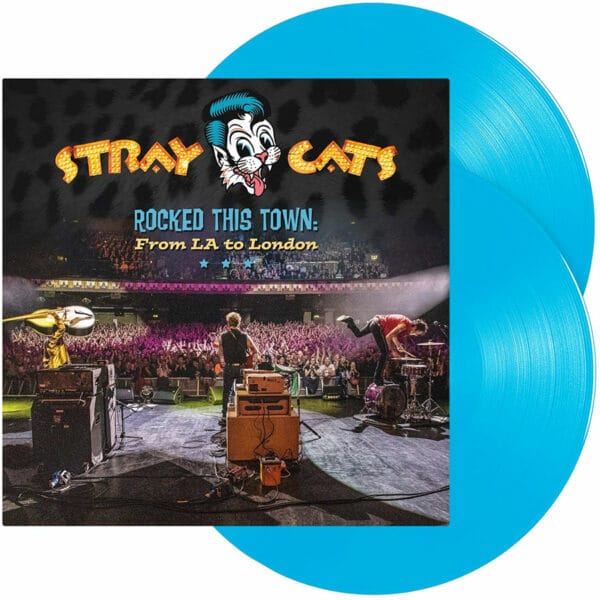 Stray Cats Rocked this Town Blue Vinyl