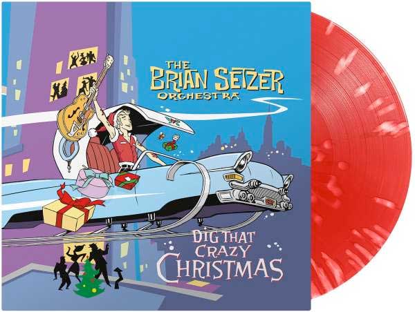 Brian Setzer Dig that crazy Christmas Splatter Vinyl