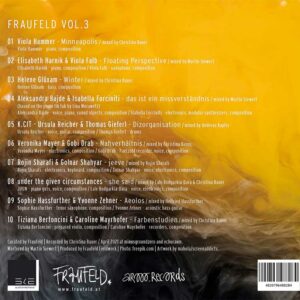 Fraufeld Volume 3 CD Rückseite