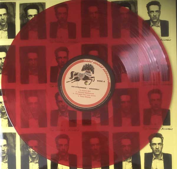 Joe Strummer Assembly Red Vinyl Label